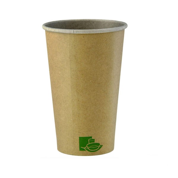 Packnwood 20 oz Zen Kraft Recyclable Paper Cups, 3.54 x 6.3 in. 210GCZEN20 - main